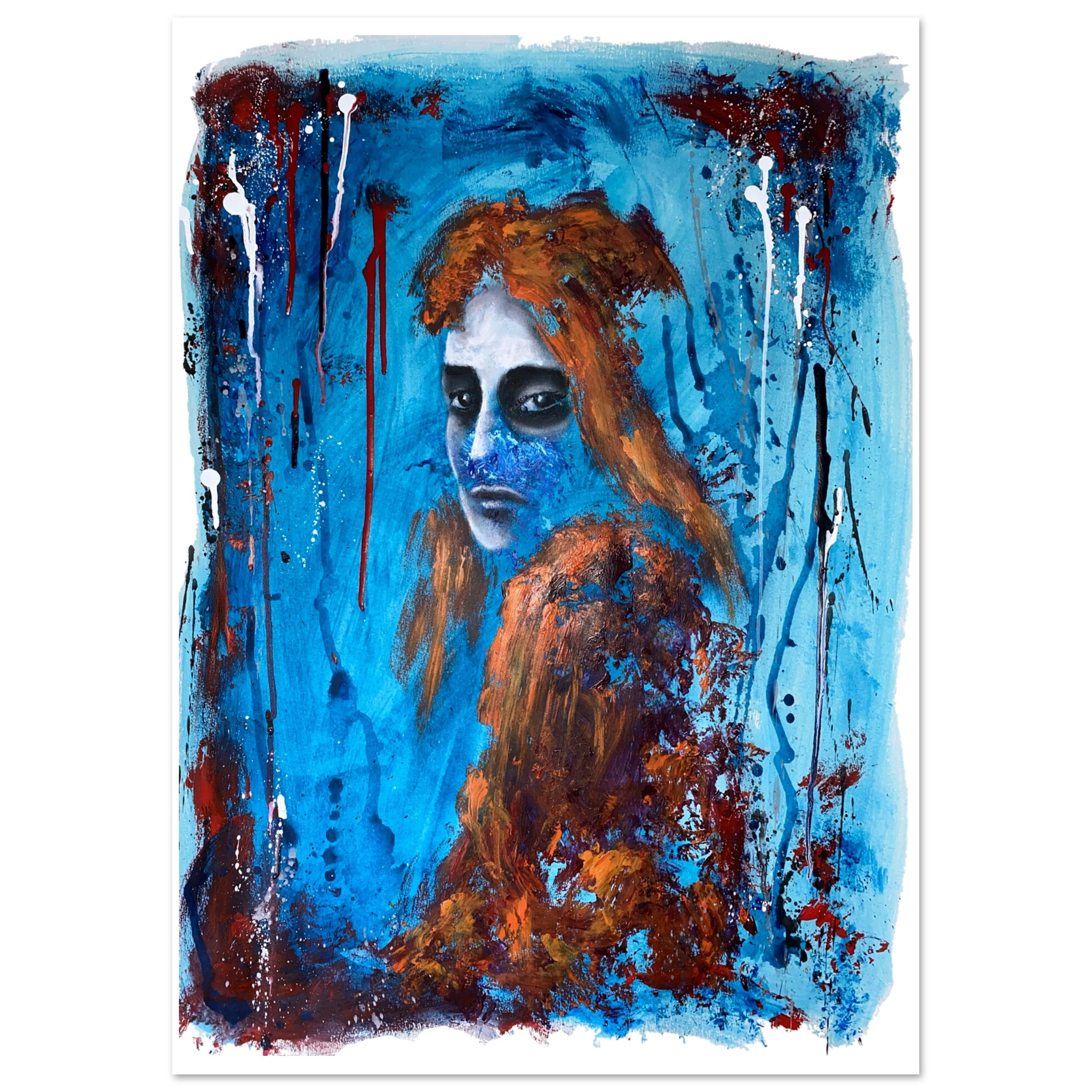 »Eva - Göttin von Sünde und Freiheit« - Premium Poster auf mattem Papier