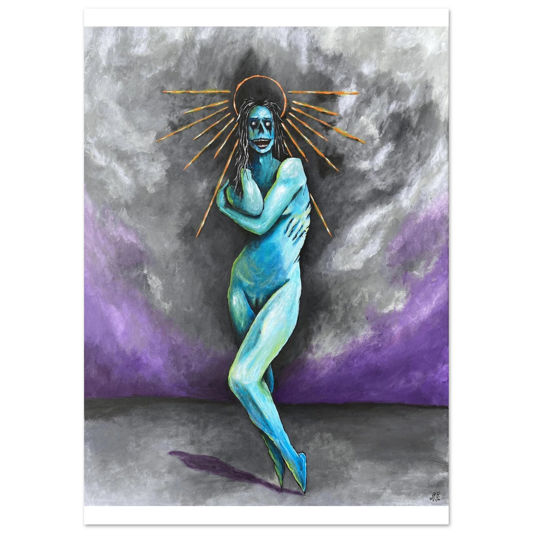 »Die Versuchung« - Kunstdruck