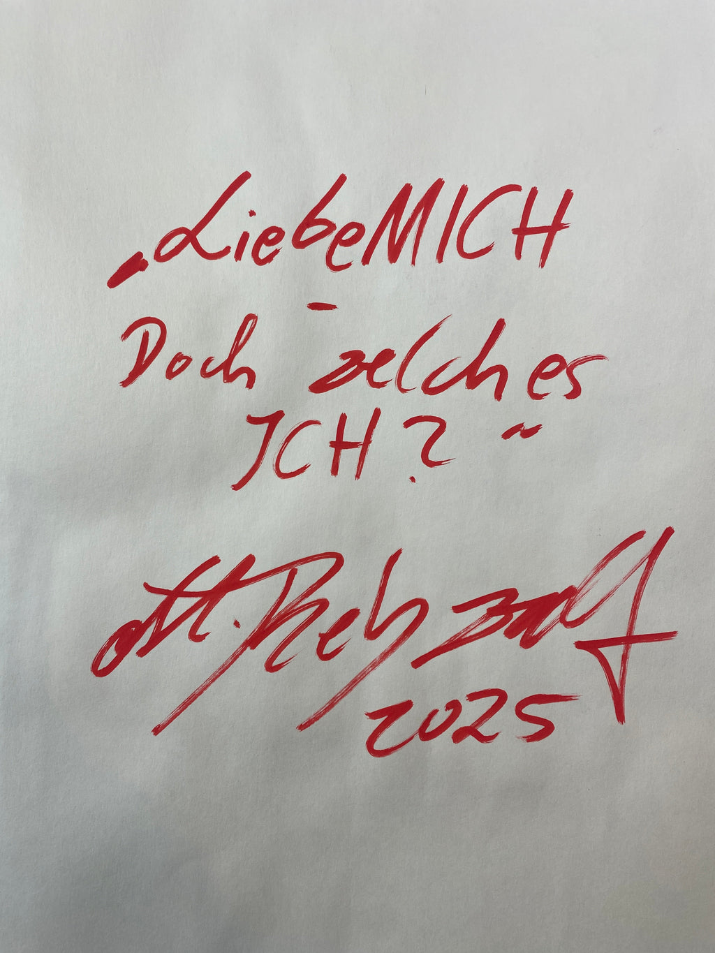 Gemälde »LiebeMich - Doch welches ICH?«